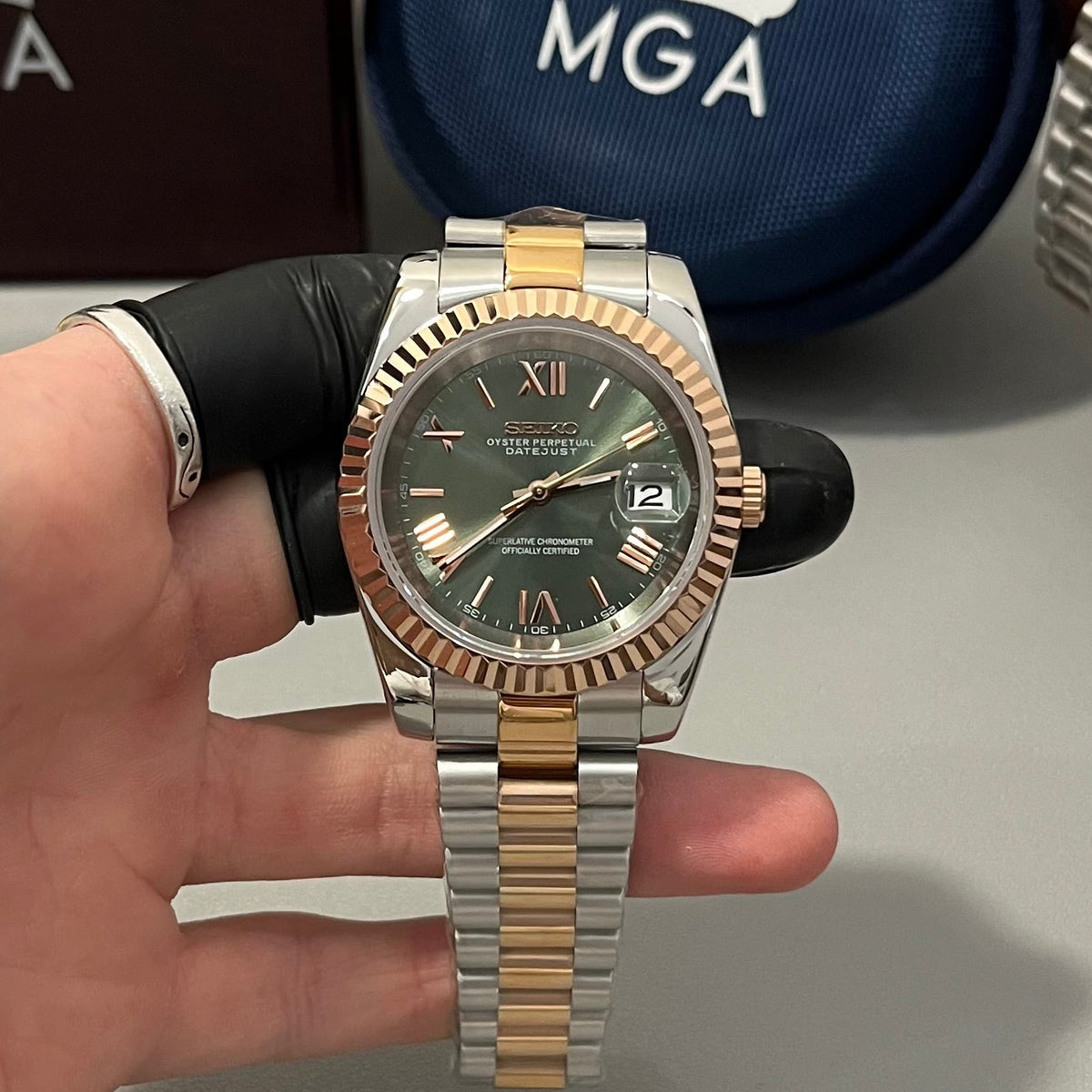 MGA NH35 DATEJUST — resultado real