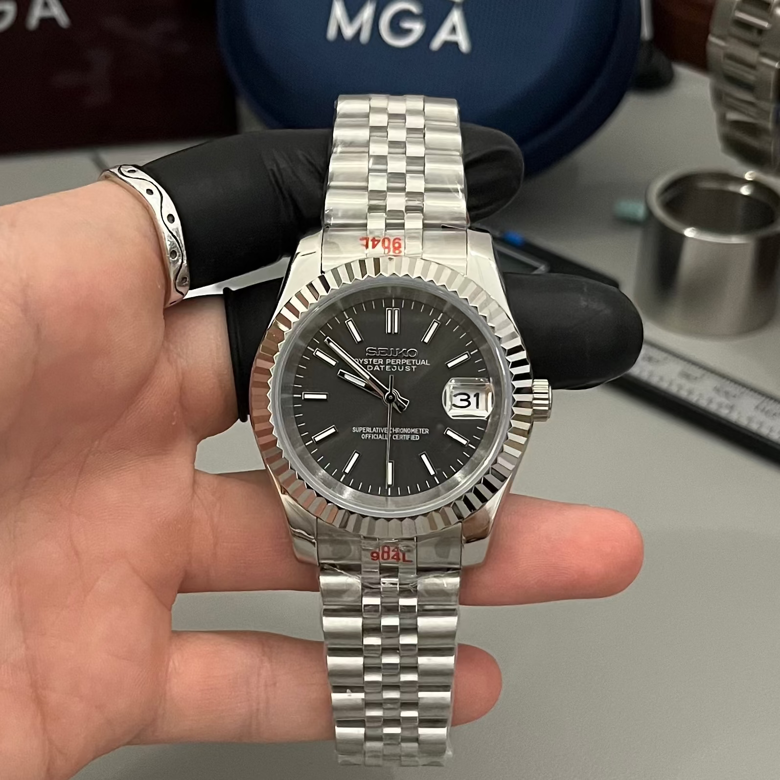 MGA NH35 DATEJUST — resultado real